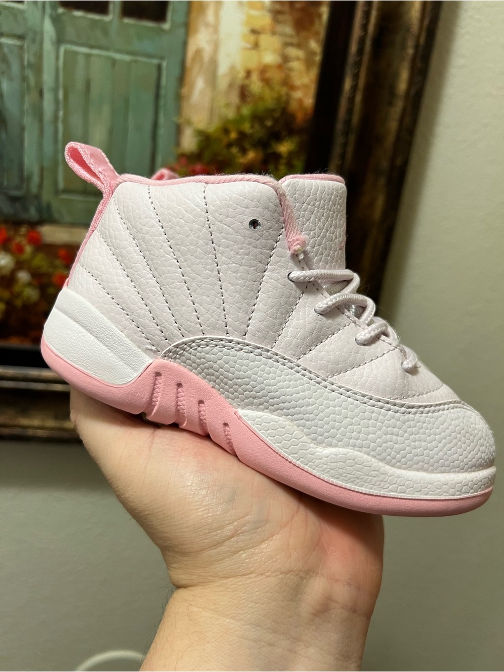 Jordan 12 Retro Pearl Pink (TD) sneakers